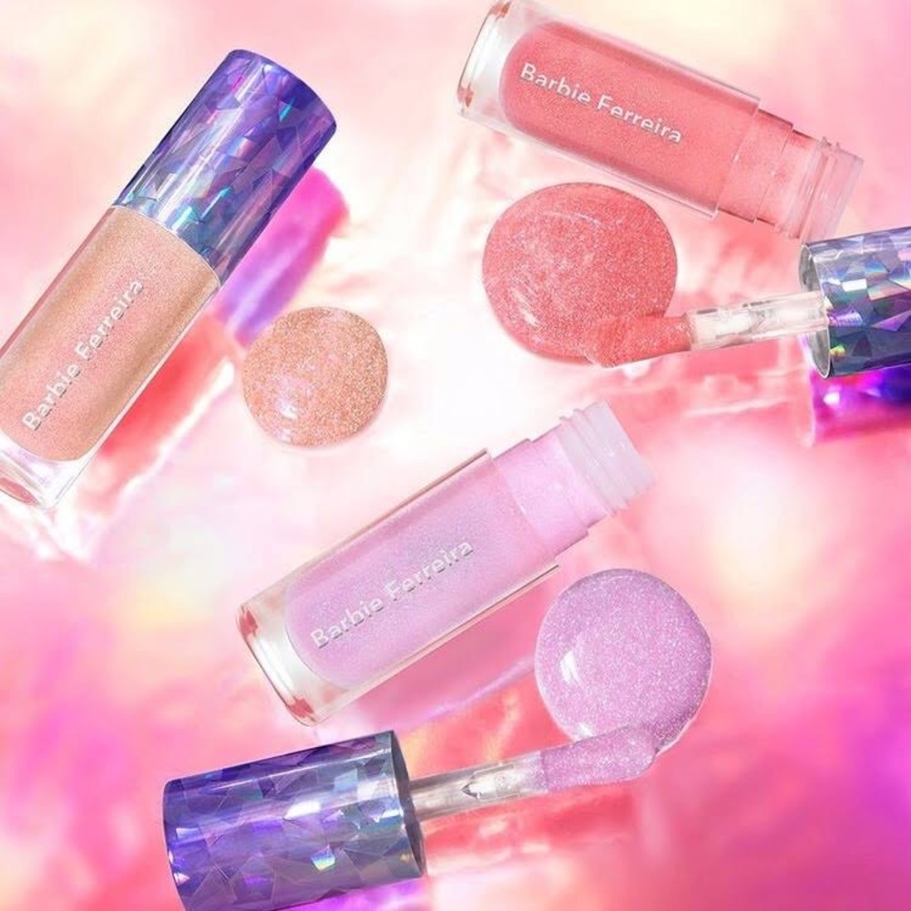 ‼️PRICE DROP‼️NEW‼️HTF Becca x Barbie Ferreira Lip Gloss Kit - Picture 1 of 5